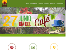 Tablet Screenshot of cooperacafe.com